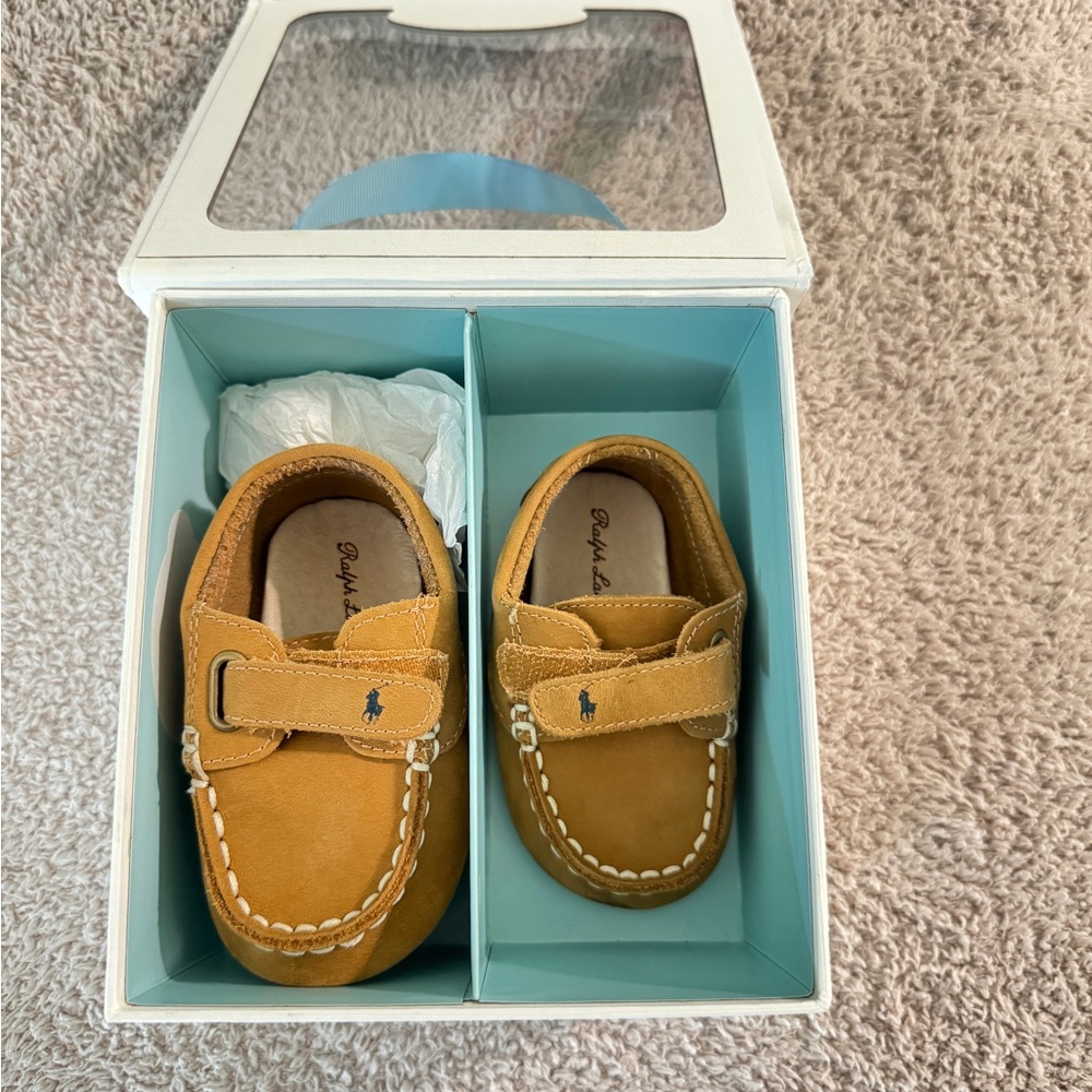 Kids Tan Loafers